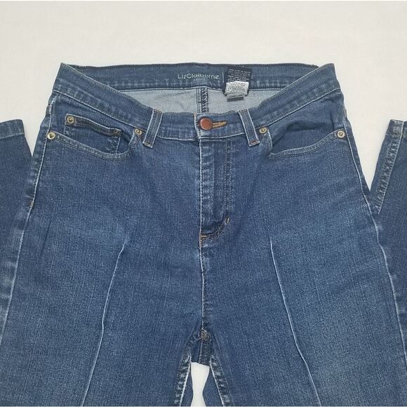 VINTAGE Liz Claiborne Hepburn Pleated Cropped Jean - Picture 5 of 15